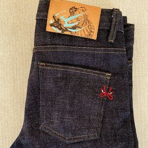 Naked & Famous Super Guy E Honda Heavyweight Sumo Selvedge Jean